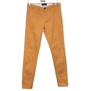 Scotch & Soda Mott Chinos Slim Pants 30X34 Burnt Orange Cotton Coastal Preppy